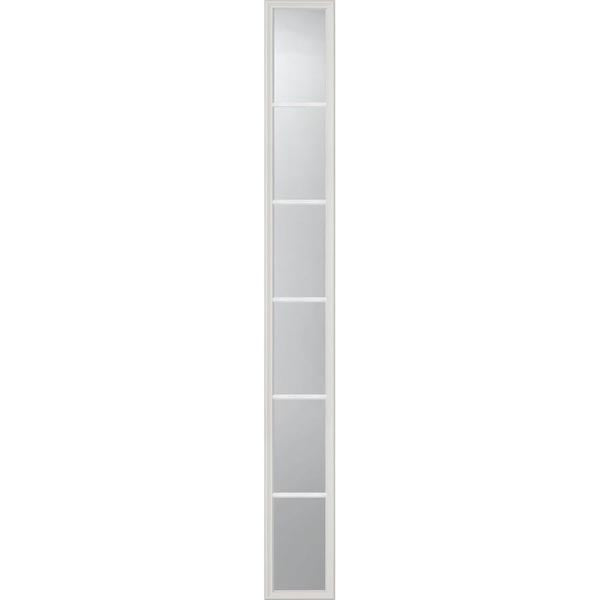 ODL Clear Low-E Door Glass - 6 Light External Grille - 10" x 82" Frame Kit