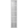 ODL Clear Low-E Door Glass - 10 Light External Grille - 16" x 66" Frame Kit