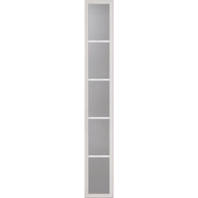 ODL Clear Low-E Door Glass - 5 Light External Grille - 10" x 66" Frame Kit