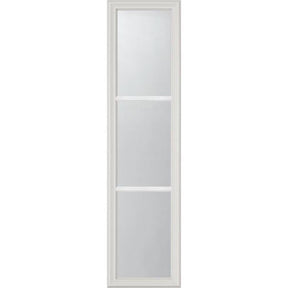 ODL Clear Low-E Door Glass - 3 Light External Grille - 10" x 38" Frame Kit