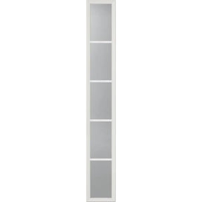 ODL Clear Low-E Door Glass - 5 Light External Grille - 9" x 66" Frame Kit
