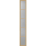 ODL Clear Low-E Door Glass - 5 Light External Grille - 9" x 66" Frame Kit