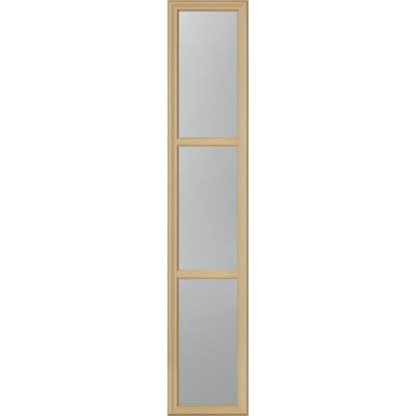 ODL Clear Low-E Door Glass - 3 Light - 7/8 Simulated Divided Light - 10" x 50" Frame Kit