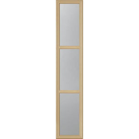 ODL Clear Low-E Door Glass - 3 Light - 7/8 Simulated Divided Light - 10" x 50" Frame Kit