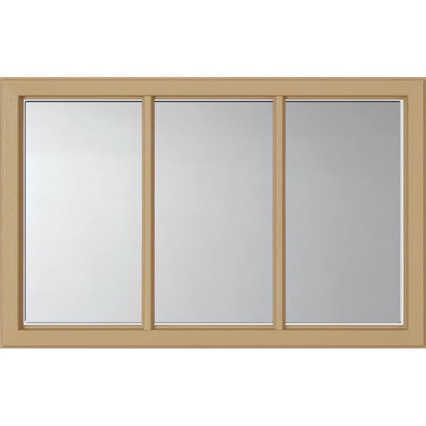 ODL Clear Low-E Door Glass - 3 Light - 1/2 Simulated Divided Light - 27" x 17.25" Craftsman Frame Kit