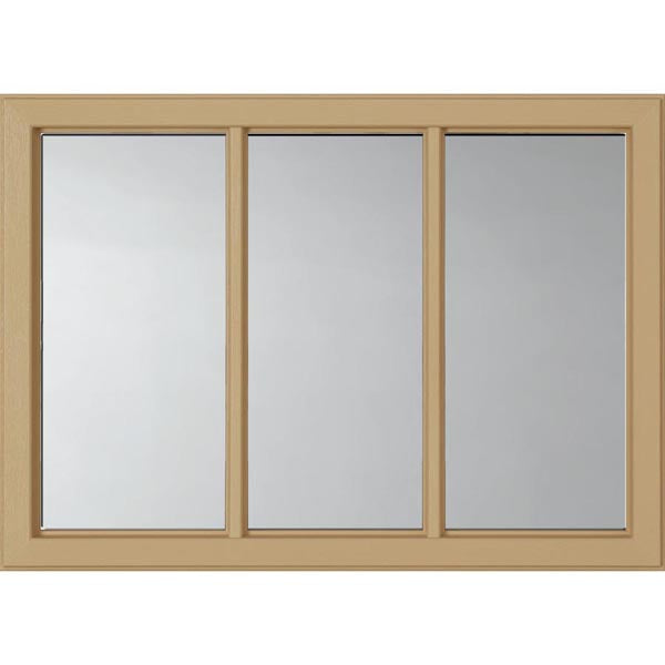 ODL Clear Low-E Door Glass - 3 Light - 1/2 Simulated Divided Light - 24" x 17.25" Craftsman Frame Kit