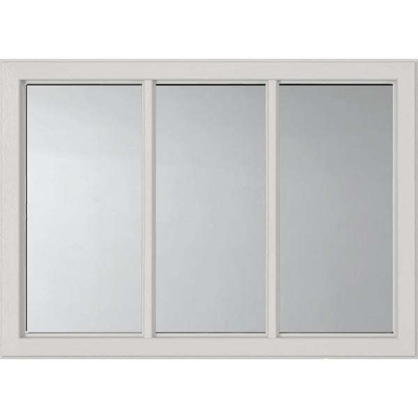 ODL Clear Low-E Door Glass - 3 Light - 1/2 Simulated Divided Light - 24" x 17.25" Craftsman Frame Kit