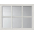 ODL Clear Low-E Door Glass - 6 Light - 1/2 Simulated Divided Light - 23.313" x 17.938" Craftsman Frame Kit