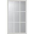 ODL Clear Low-E Door Glass - 9 Light External Grille - 22" x 38" Frame Kit