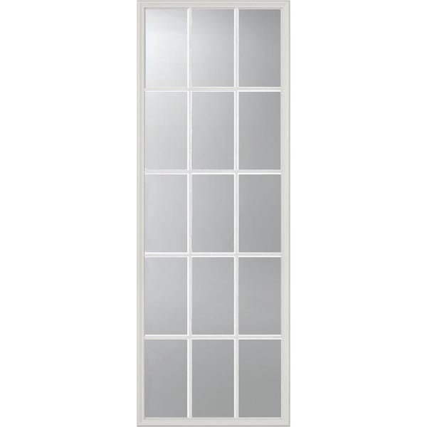 ODL Clear Low-E Door Glass - 15 Light External Grille - 24