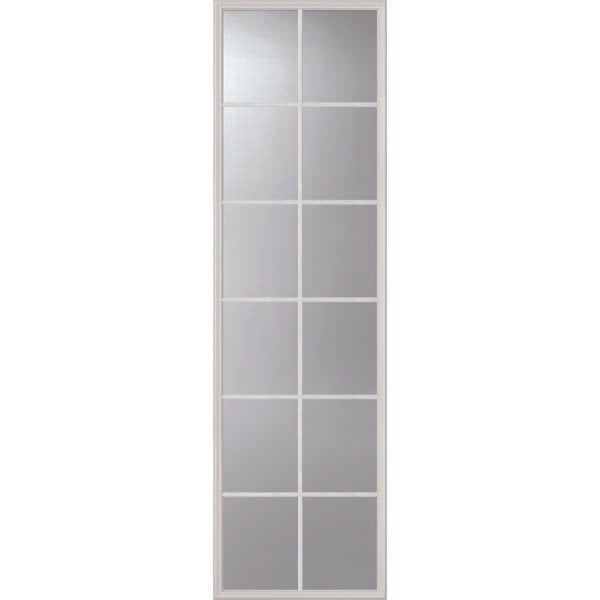 ODL Clear Low-E Door Glass - 12 Light External Grille - 24" x 82" Frame Kit