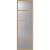ODL Clear Low-E Door Glass - 10 Light External Grille - 22" x 66" Frame Kit