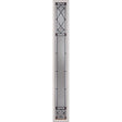 Western Reflections London Door Glass - 10" x 66" Frame Kit