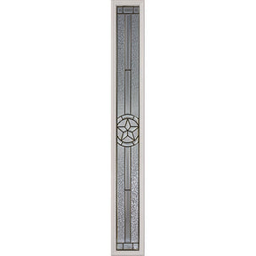 Western Reflections Radiant Star Door Glass - 10" x 66" Frame Kit