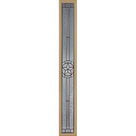 Western Reflections Radiant Star Door Glass - 10" x 66" Frame Kit