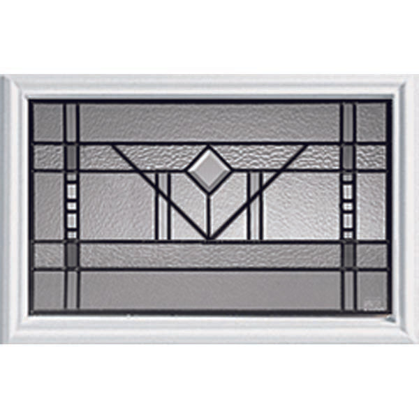 Western Reflections Riverwood Door Glass - 24" x 17.25" Craftsman Frame Kit