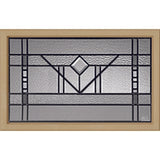 Western Reflections Riverwood Door Glass - 23.313" x 17.938" Craftsman Frame Kit