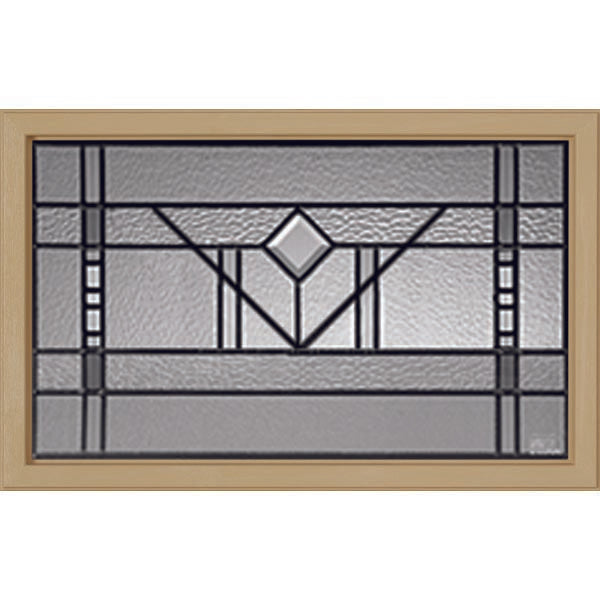 Western Reflections Riverwood Door Glass - 24" x 17.25" Craftsman Frame Kit
