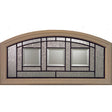 Western Reflections Vintage Craftsman Door Glass - 24" x 12" Frame Kit