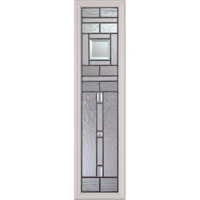 Western Reflections Vintage Craftsman Door Glass - 10" x 38" Frame Kit