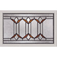 Western Reflections Sylvan Park Door Glass - 27" x 17.25" Craftsman Frame Kit