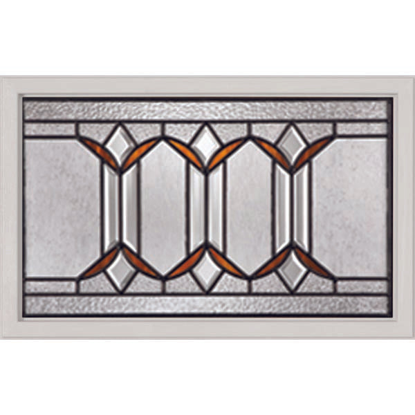 Western Reflections Sylvan Park Door Glass - 27" x 17.25" Craftsman Frame Kit