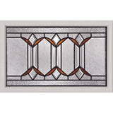 Western Reflections Sylvan Park Door Glass - 27" x 17.25" Craftsman Frame Kit