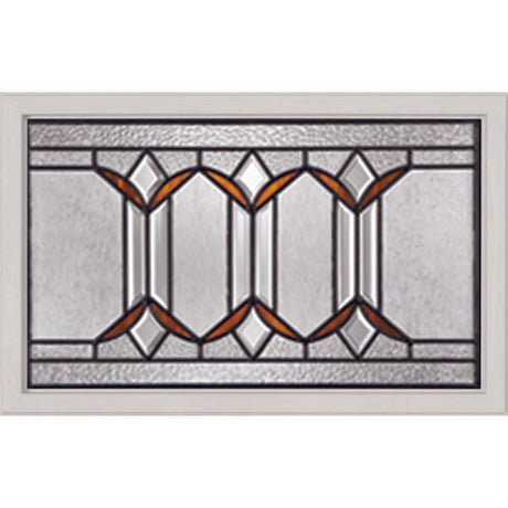 Western Reflections Sylvan Park Door Glass - 27" x 17.25" Craftsman Frame Kit