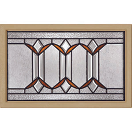 Western Reflections Sylvan Park Door Glass - 23.313" x 17.938" Craftsman Frame Kit