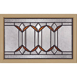 Western Reflections Sylvan Park Door Glass - 24" x 17.25" Craftsman Frame Kit