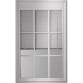 ODL Enclosed Blinds - Low-E Glass - Triple Pane - 9 Light - Internal Grille - 24" x 38" Frame Kit