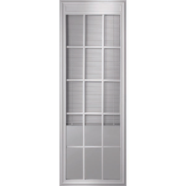 ODL Enclosed Blinds - Low-E Glass - Triple Pane - 15 Light - Internal Grille - 24" x 66" Frame Kit