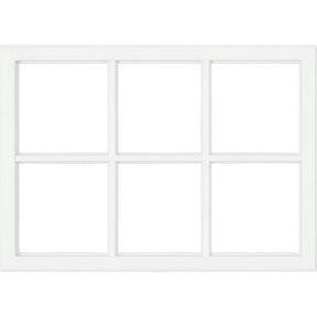 24" x 17.25" 6 Light Craftsman Frame Set