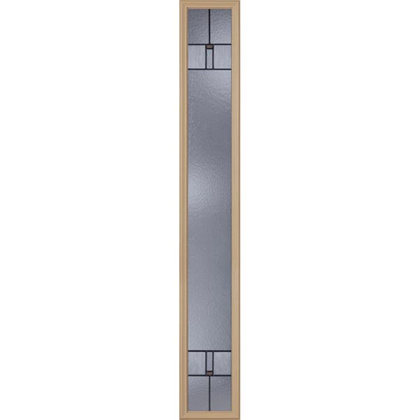Western Reflections Leighton Door Glass - 10" x 66" Craftsman Frame Kit