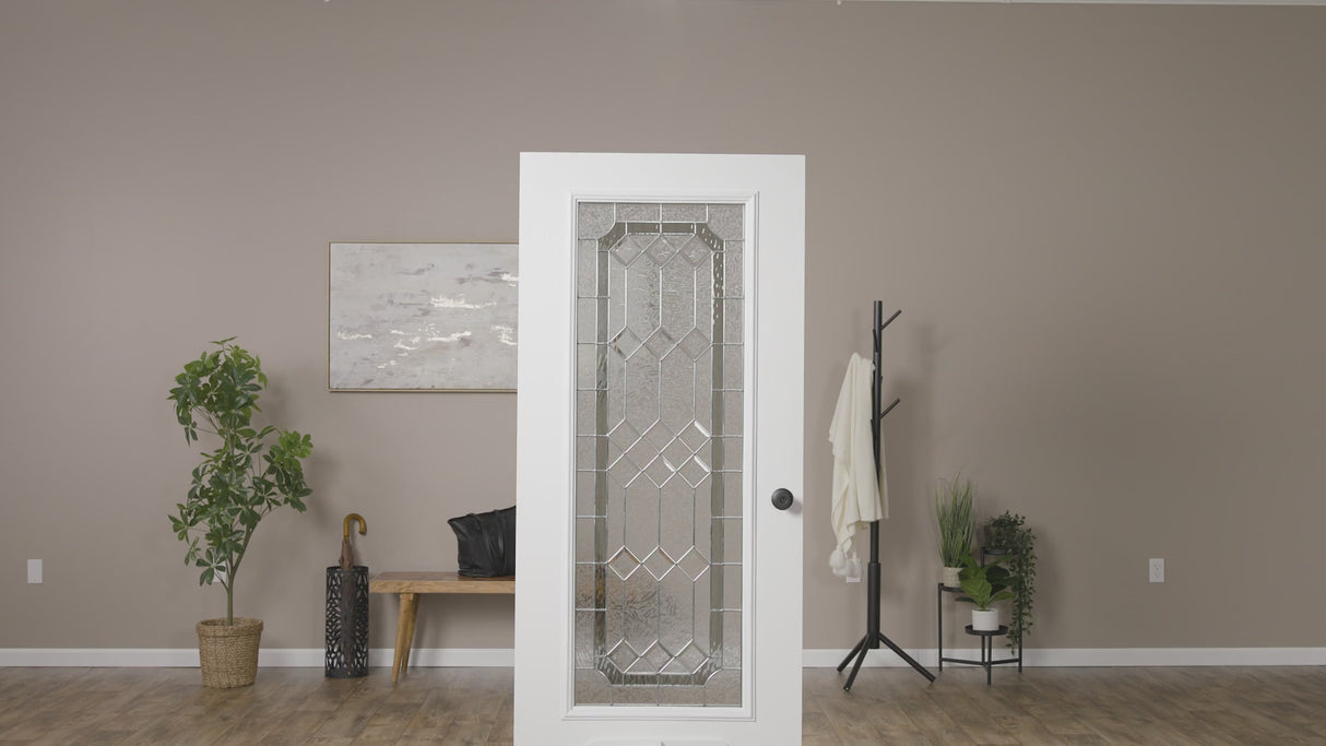 ODL Impact Resistant Majestic Elegance Door Glass - 24" x 12" Frame Kit